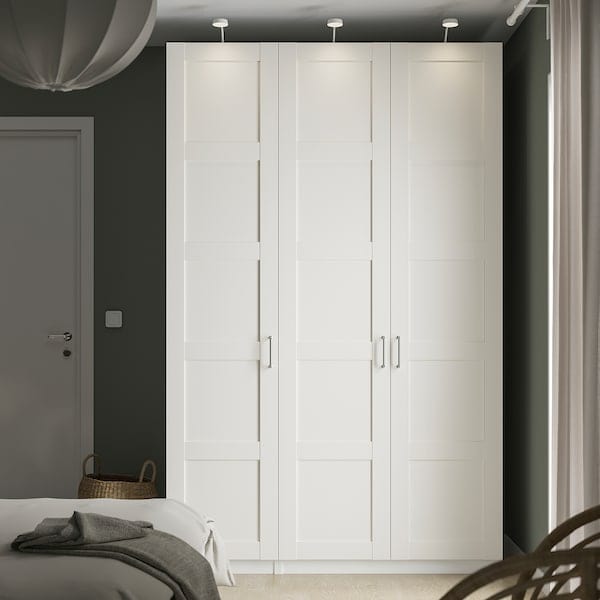 Ikea PAX / BERGSBO - Wardrobe combination, white/white,150x60x236 cm