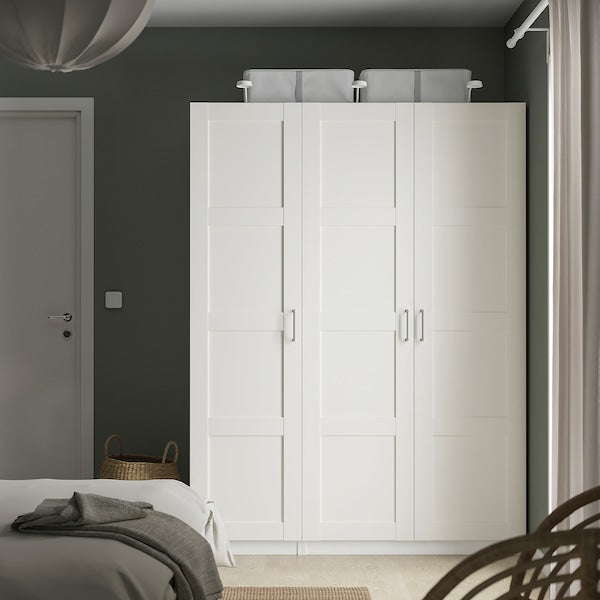 PAX / BERGSBO - Wardrobe combination, white/white,150x60x201 cm