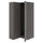PAX / BERGSBO Corner wardrobe, dark gray/dark gray, 111/88x201 cm