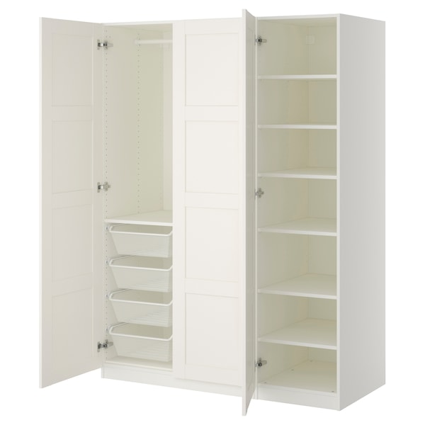 PAX / BERGSBO - Wardrobe, white/white,150x60x201 cm