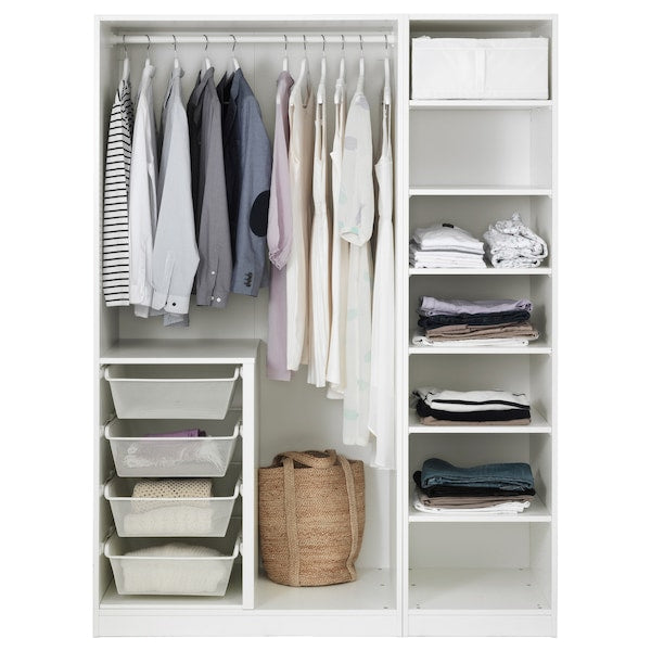 PAX / BERGSBO - Wardrobe, white/white,150x60x201 cm