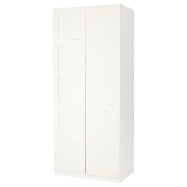 Ikea PAX / BERGSBO - Wardrobe, white/white,100x60x236 cm