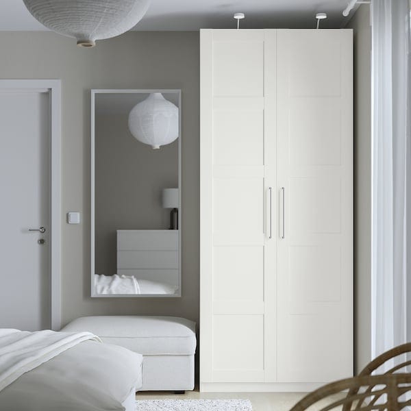 Ikea PAX / BERGSBO - Wardrobe, white/white,100x60x236 cm