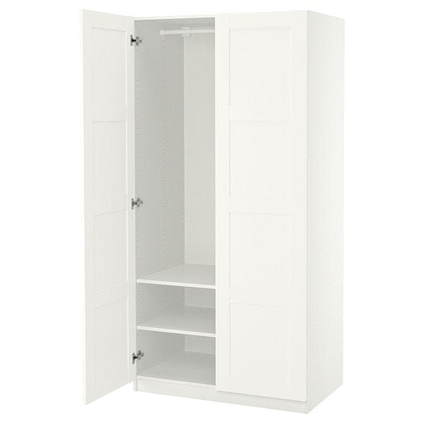 Ikea PAX / BERGSBO - Wardrobe, white/white,100x60x201 cm