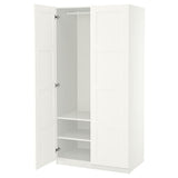 PAX / BERGSBO wardrobe, white/white, 100x60x201 cm