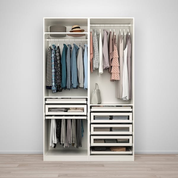 Ikea PAX - Wardrobe combination, white,150x58x236 cm