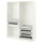 PAX - Wardrobe combination, white,150x58x201 cm