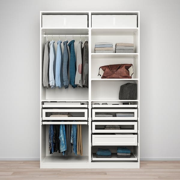 Ikea PAX - Wardrobe combination, white,150x58x236 cm