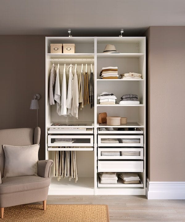 Ikea PAX - Wardrobe combination, white,150x58x236 cm