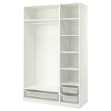 PAX wardrobe combination, white, 150x58x236 cm
