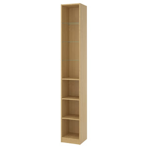 PAX add-on mid-unit, oak effect, 35x35x236 cm