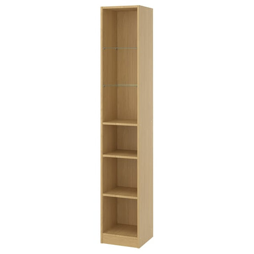 PAX add-on mid-unit, oak effect, 35x35x201 cm