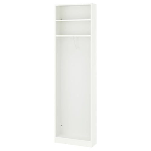 PAX add-on end-unit, white, 20x58x201 cm