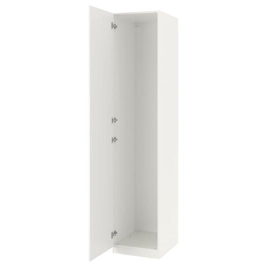 PAX / FARDAL - Wardrobe combination, glossy/white,50x37x236 cm