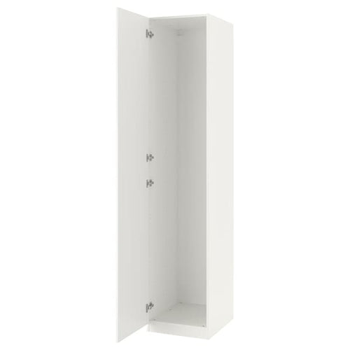 PAX / FARDAL - Wardrobe combination, glossy/white,50x60x236 cm