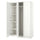 PAX / FARDAL - Wardrobe combination, glossy white,150x60x236 cm