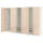PAX / FARDAL - Wardrobe combination, white/high gloss salmon, 300x60x201 cm - Width: 300.0 cmDepth: 60.0 cmHeight: 201.2 cm