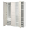 PAX / FLISBERGET wardrobe combination, 185.0x236.4x60.0 cm