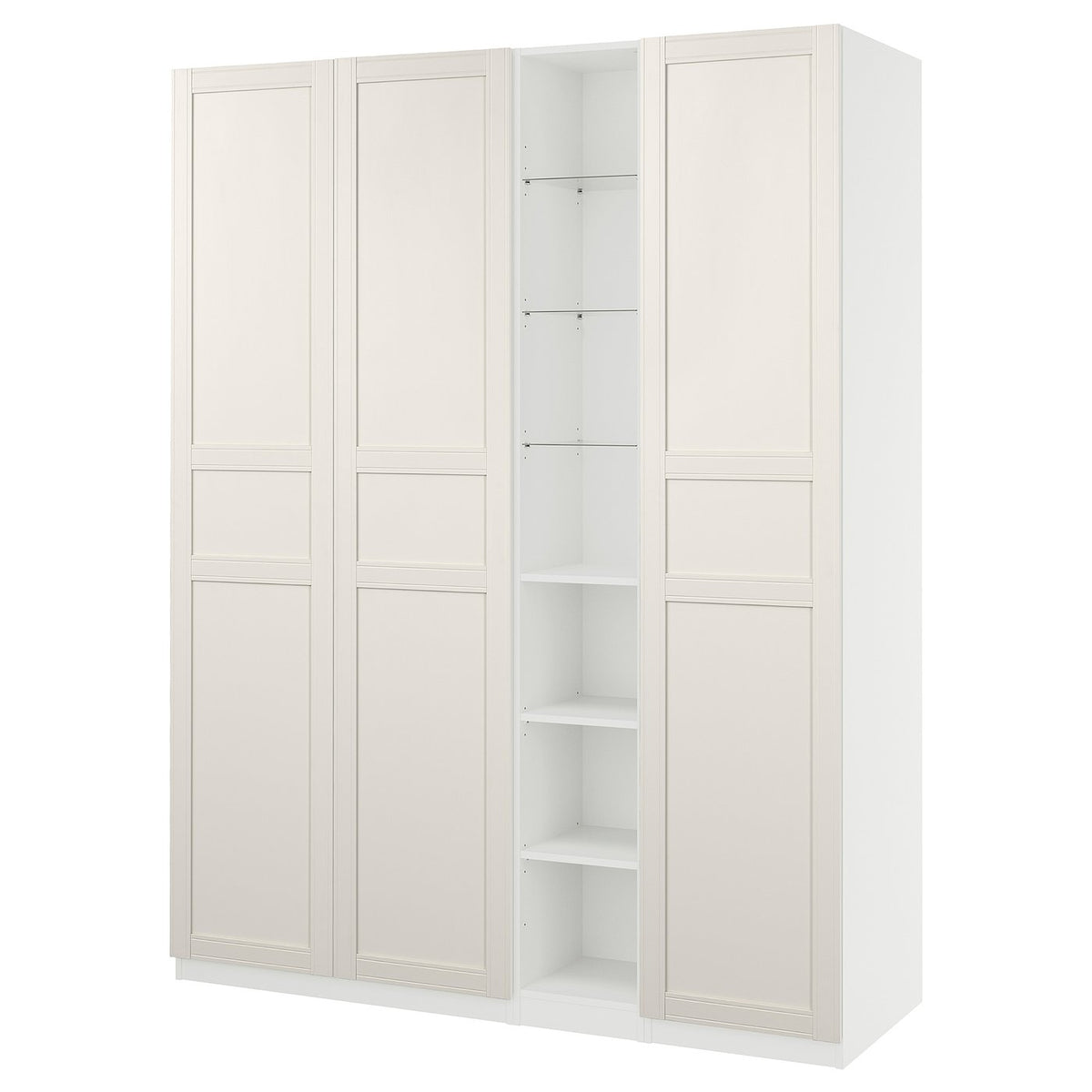 PAX / FLISBERGET wardrobe combination, 185.0x236.4x60.0 cm