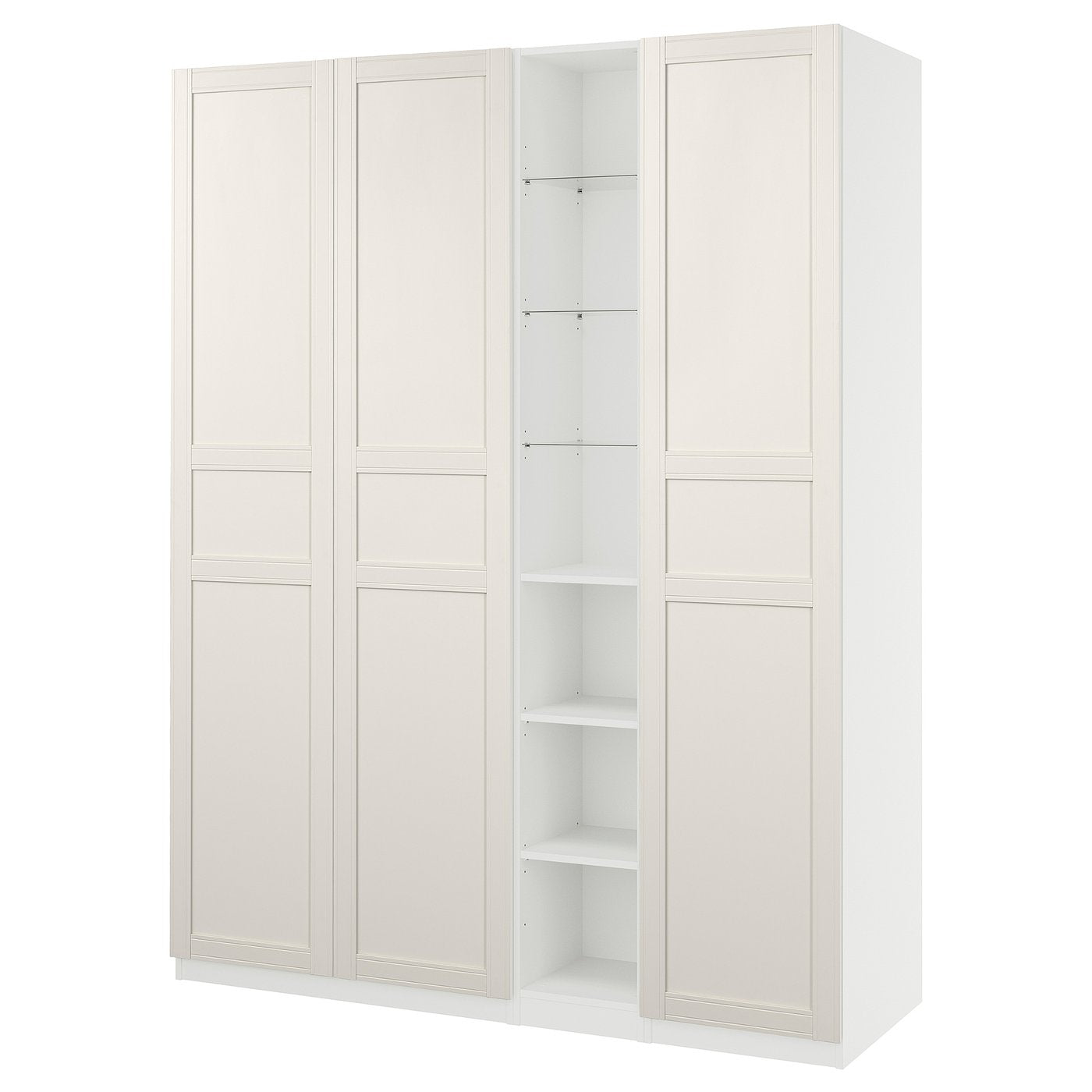 PAX / FLISBERGET wardrobe combination, 185.0x236.4x60.0 cm