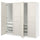 PAX / FLISBERGET wardrobe combination, 200.0x201.2x66.0 cm