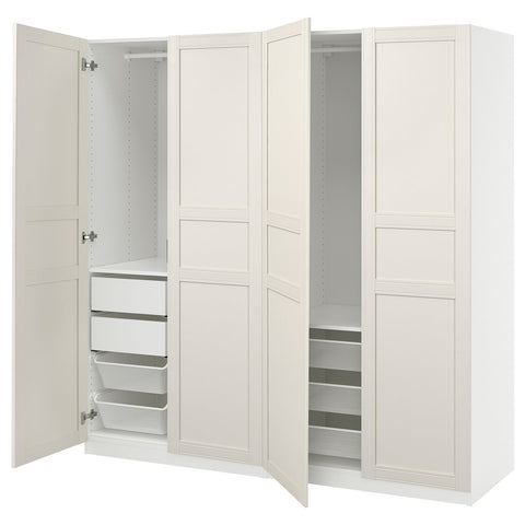 PAX / FLISBERGET wardrobe combination, 200.0x201.2x66.0 cm