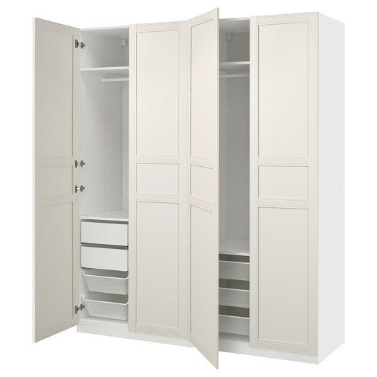 PAX / FLISBERGET wardrobe combination, 200.0x236.4x66.0 cm