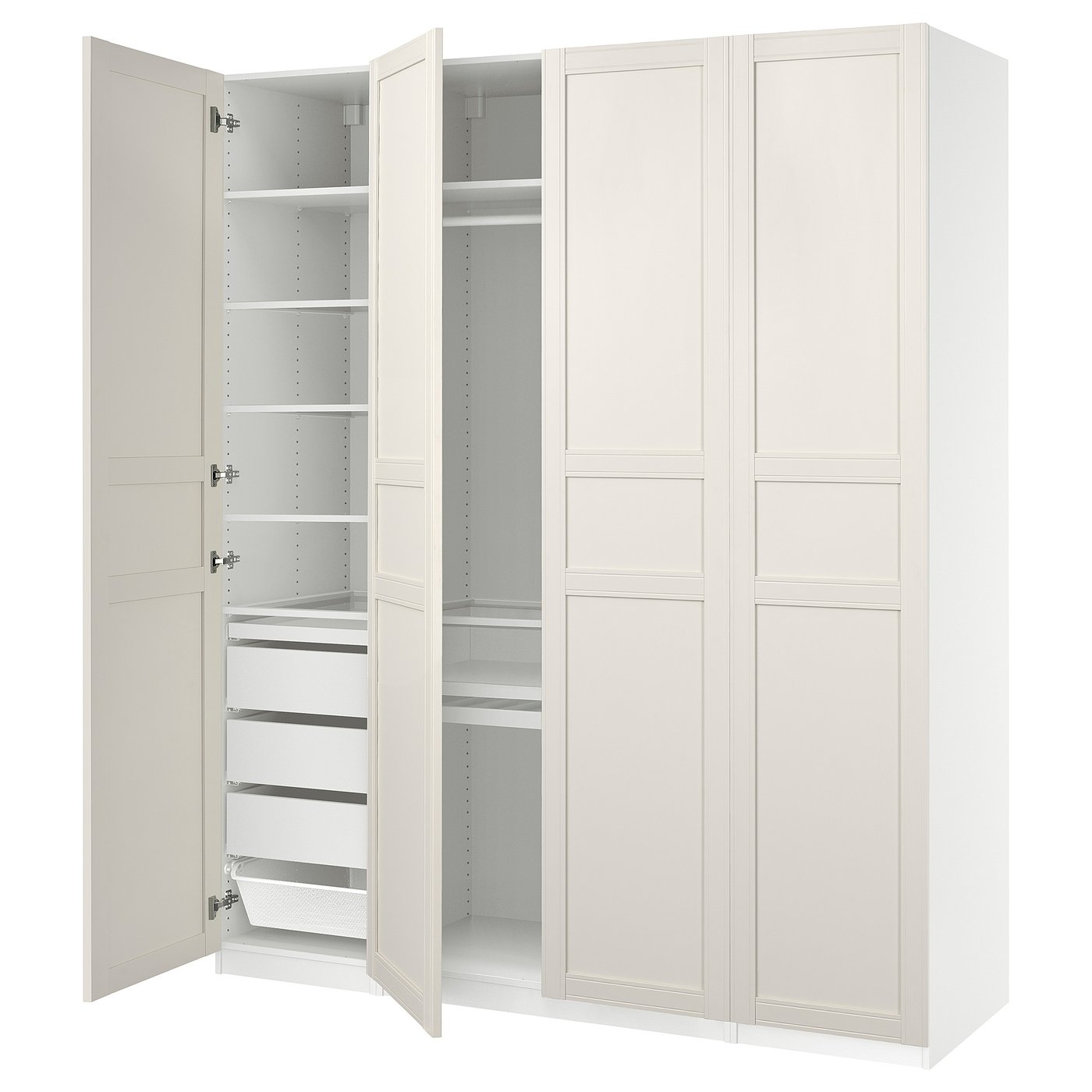PAX / FLISBERGET wardrobe combination, 200x236.4x60 cm