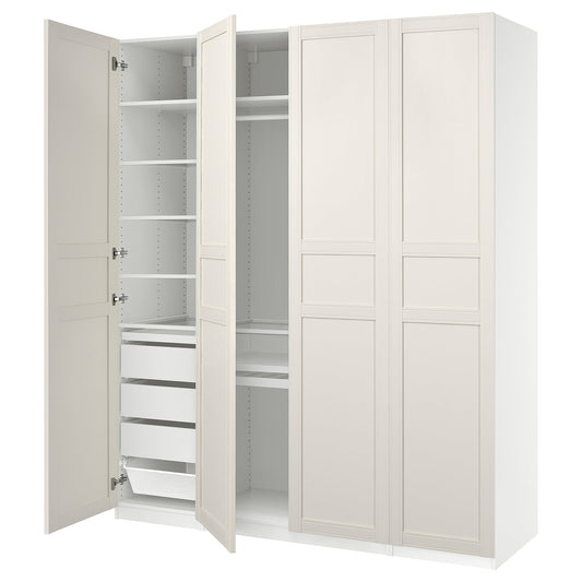 PAX / FLISBERGET wardrobe combination, 200x236.4x60 cm