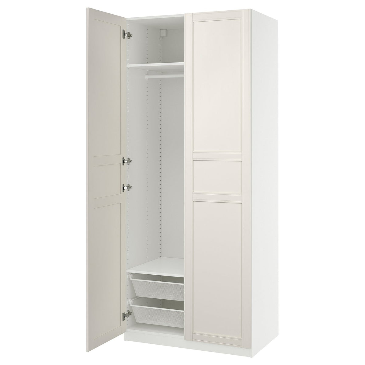PAX / FLISBERGET wardrobe combination, 100.0x236.4x60.0 cm