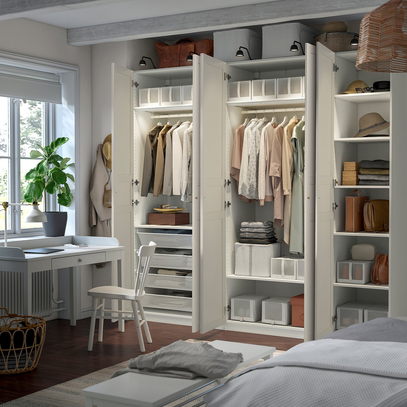 PAX / FLISBERGET wardrobe combination, 250x236.4x60 cm