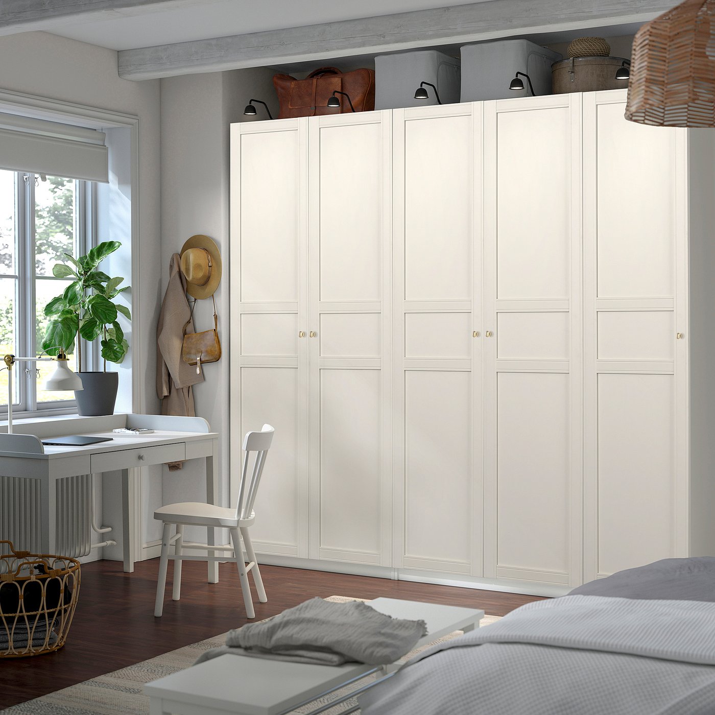 PAX / FLISBERGET wardrobe combination, 250x236.4x60 cm