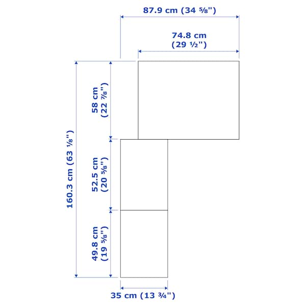 PAX / FLISBERGET - Corner wardrobe, white/light beige,160/88x236 cm