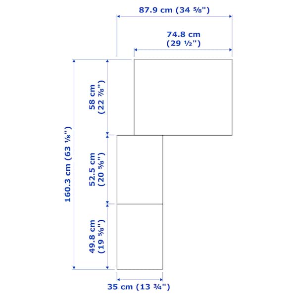Ikea PAX / FLISBERGET - Corner wardrobe, white/light beige,160/88x236 cm