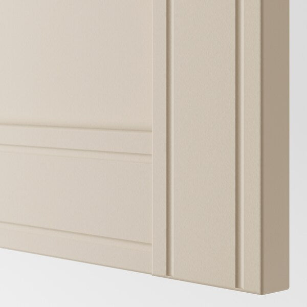 PAX / FLISBERGET - Corner wardrobe, white/light beige,160/88x236 cm