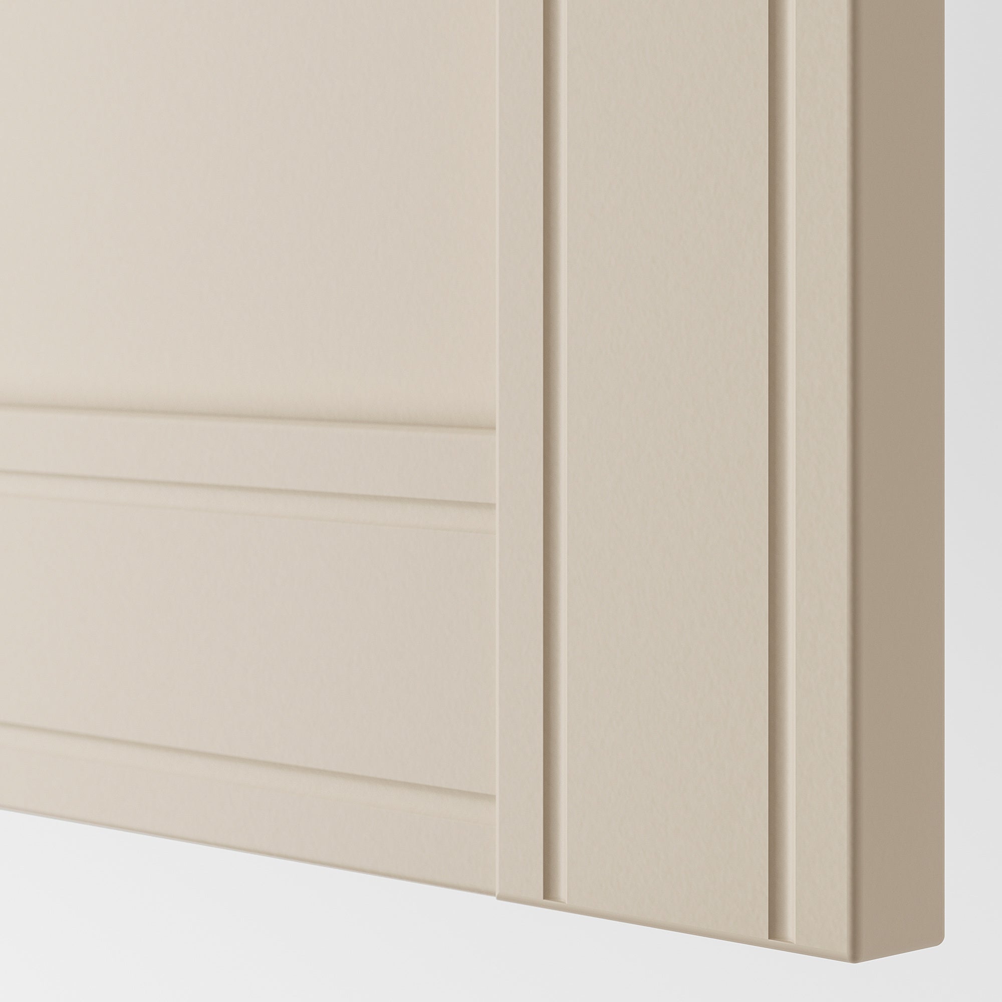 PAX / FLISBERGET corner wardrobe, white/light beige, 161/88x201 cm