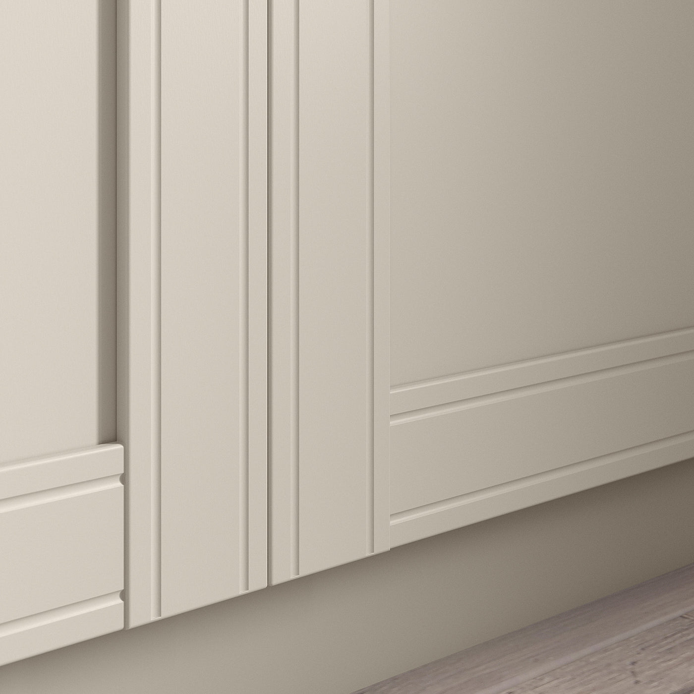 PAX / FLISBERGET wardrobe, white/light beige, 200x60x201 cm
