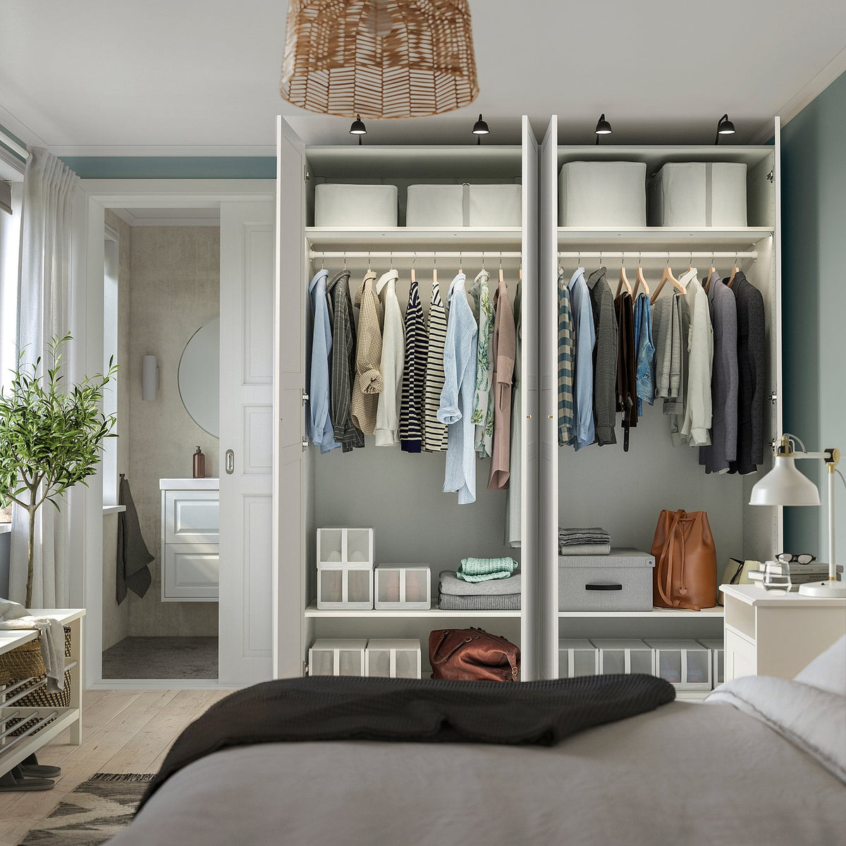 PAX / FLISBERGET wardrobe, 200x236.4x60 cm