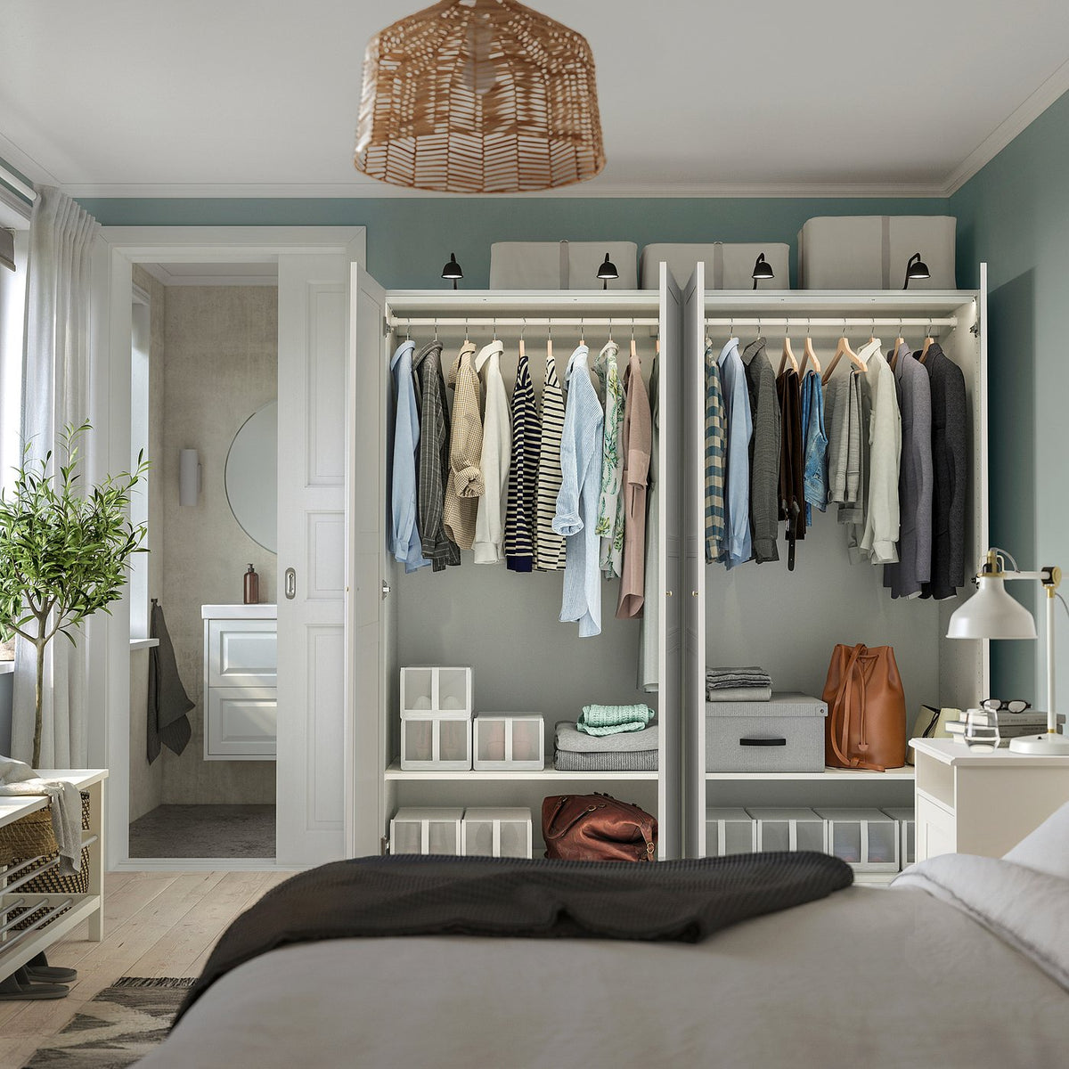 PAX / FLISBERGET wardrobe, 200x201.2x60 cm