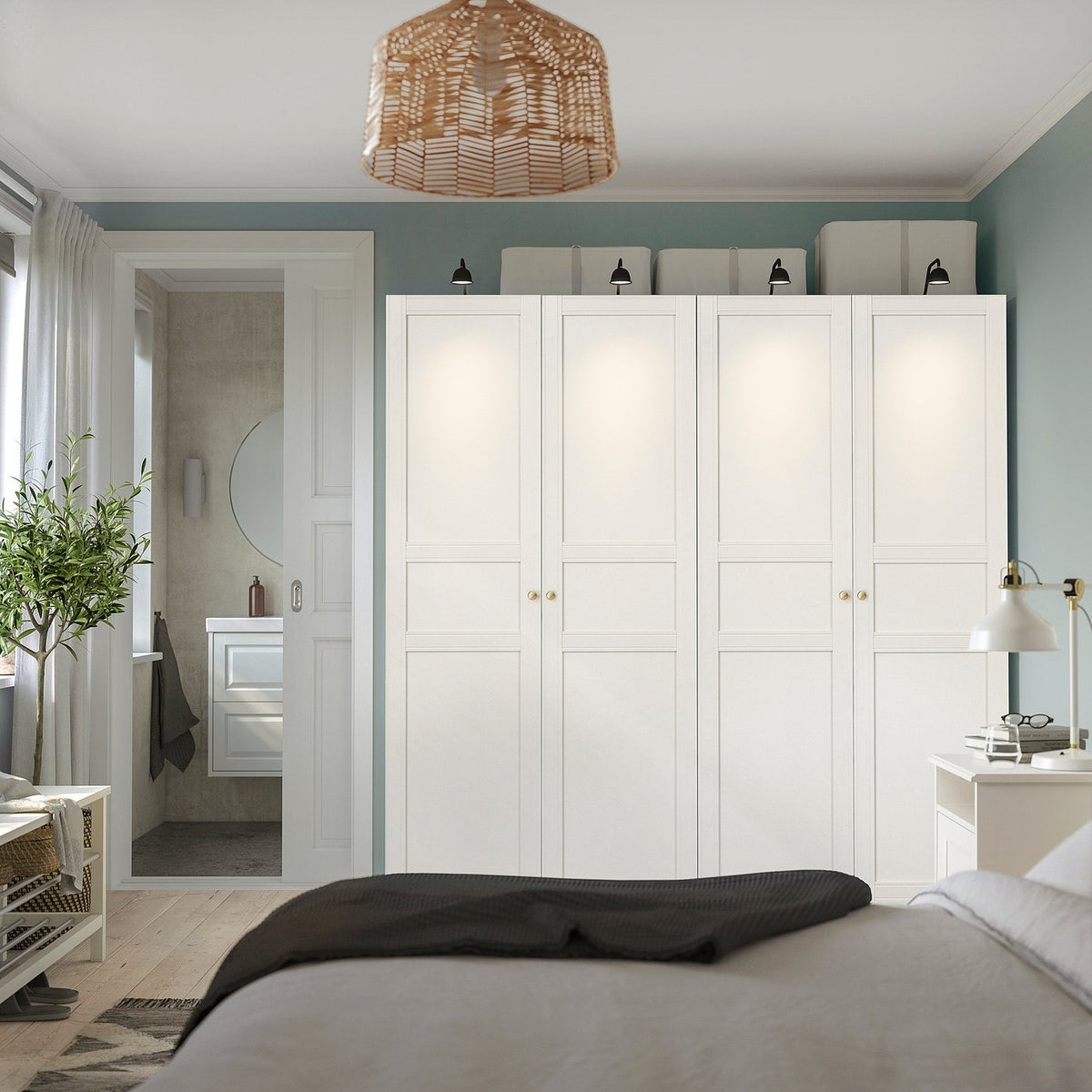 PAX / FLISBERGET wardrobe, 200x201.2x60 cm