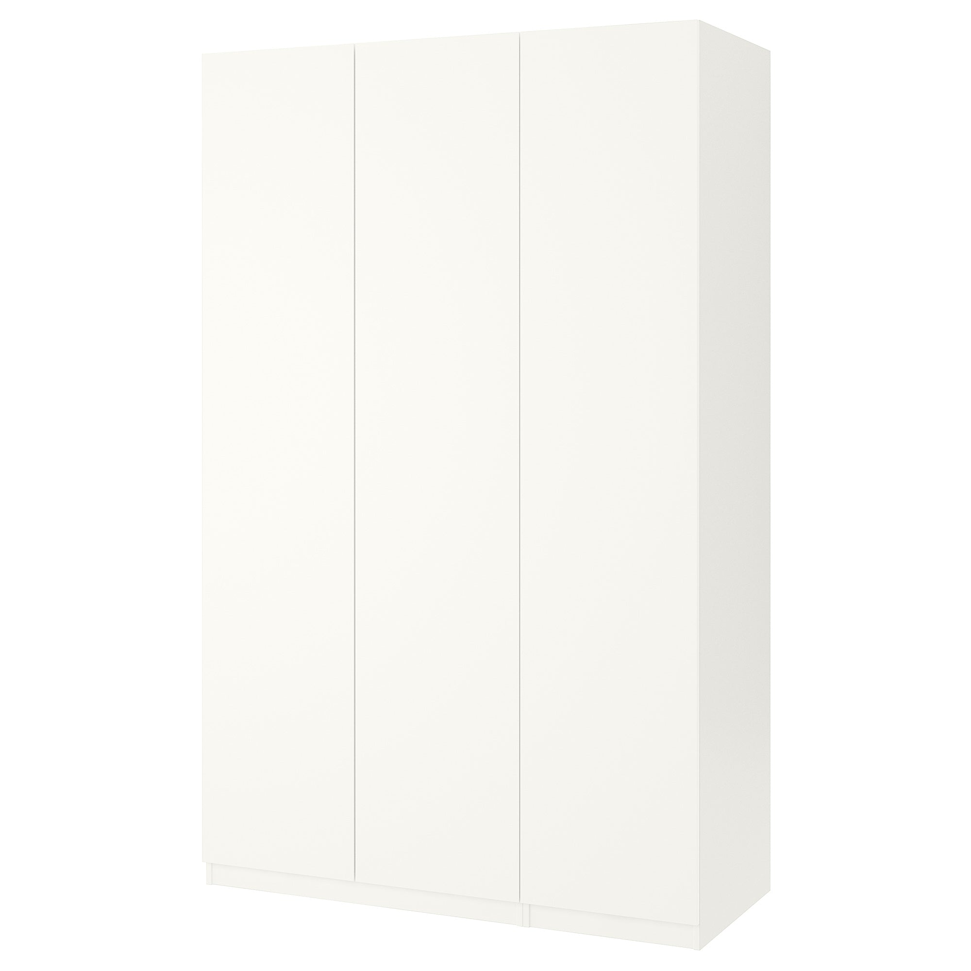 PAX / FORSAND wardrobe combination, white/white, 150x60x236 cm