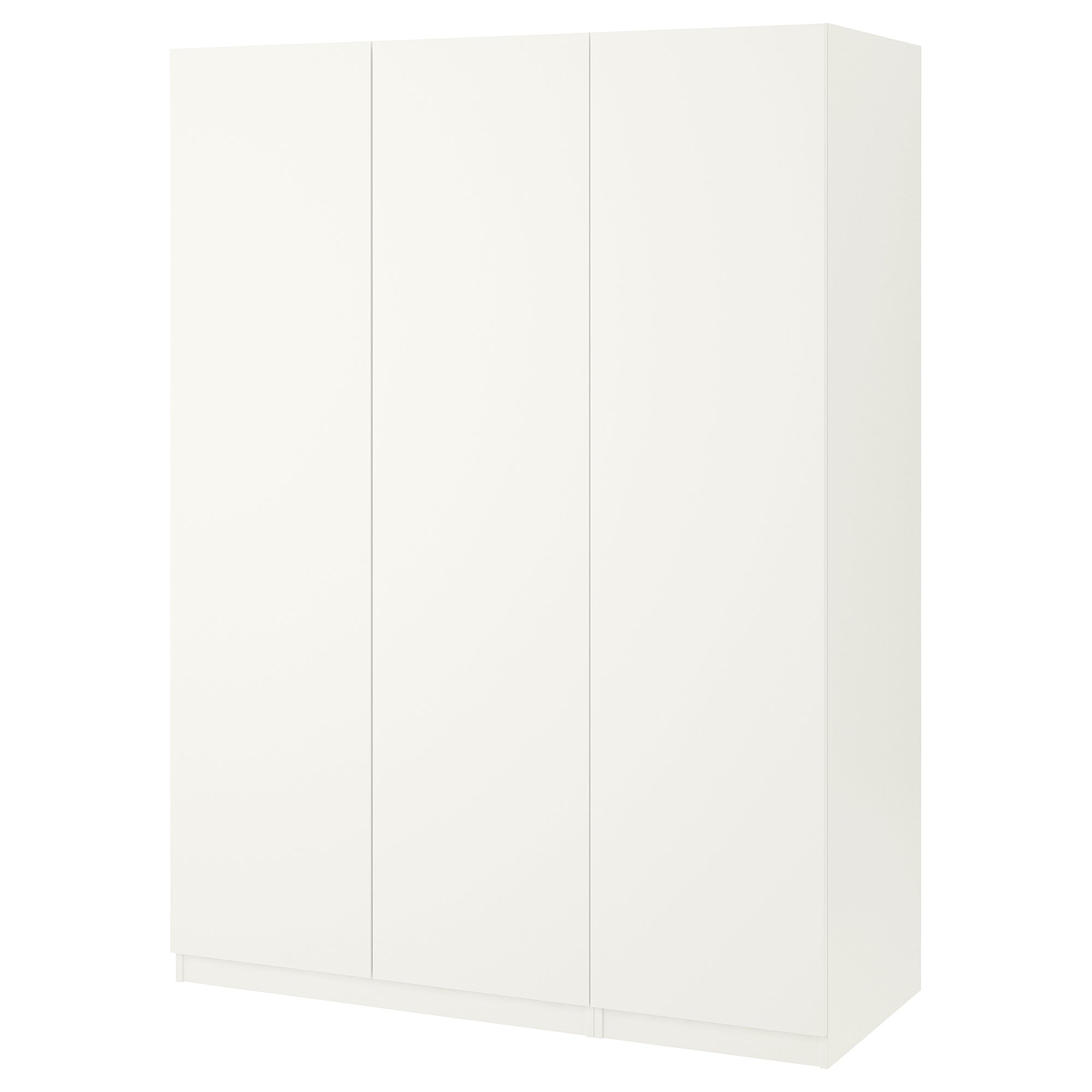 PAX / FORSAND wardrobe combination, white/white, 150x60x201 cm