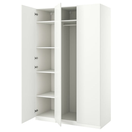 PAX / FORSAND - Wardrobe combination, white/white,150x60x236 cm