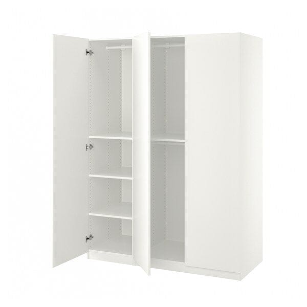 Ikea PAX / FORSAND - Wardrobe combination, white/white,150x60x201 cm