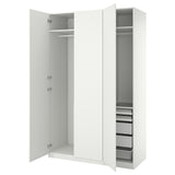 PAX / FORSAND wardrobe combination, white/white, 150x60x236 cm