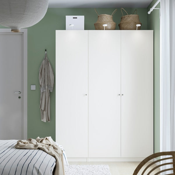 PAX / FORSAND - Wardrobe combination, white/white,150x60x201 cm