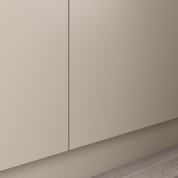 PAX / FORSAND - Wardrobe combination, grey-beige/dark grey-beige,250x60x201 cm