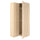 PAX / FORSAND corner wardrobe, white stained oak effect/white stained oak effect, 111/88x236 cm