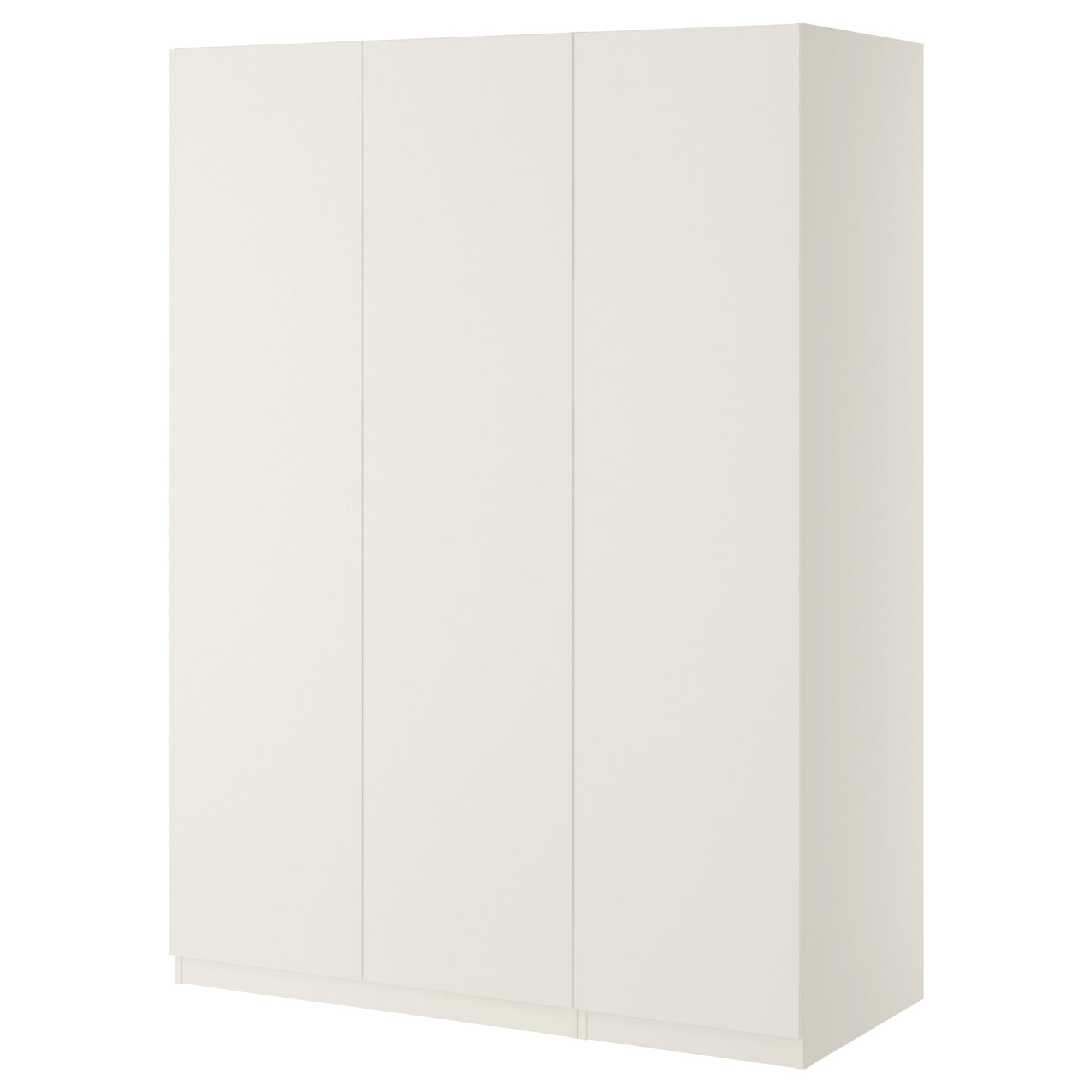 PAX / FORSAND wardrobe, white/white, 150x60x201 cm