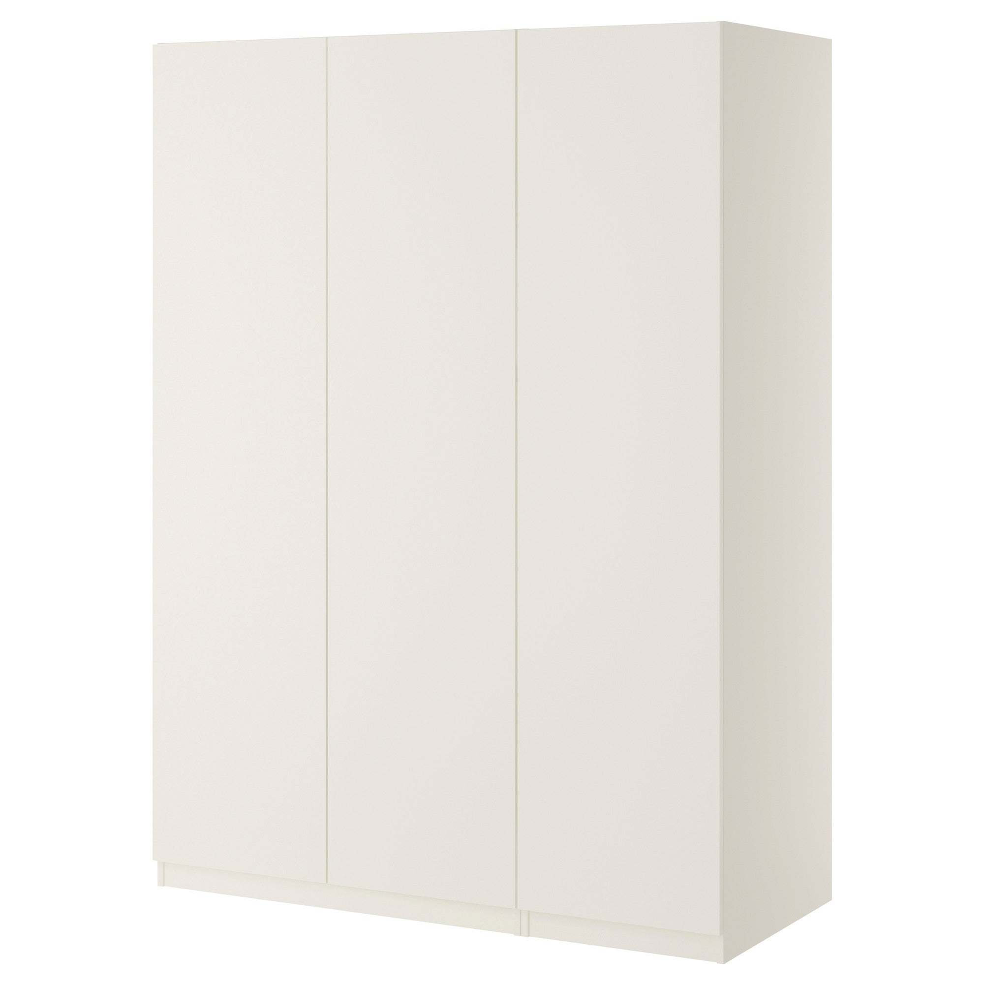 PAX / FORSAND wardrobe, white/white, 150x60x201 cm